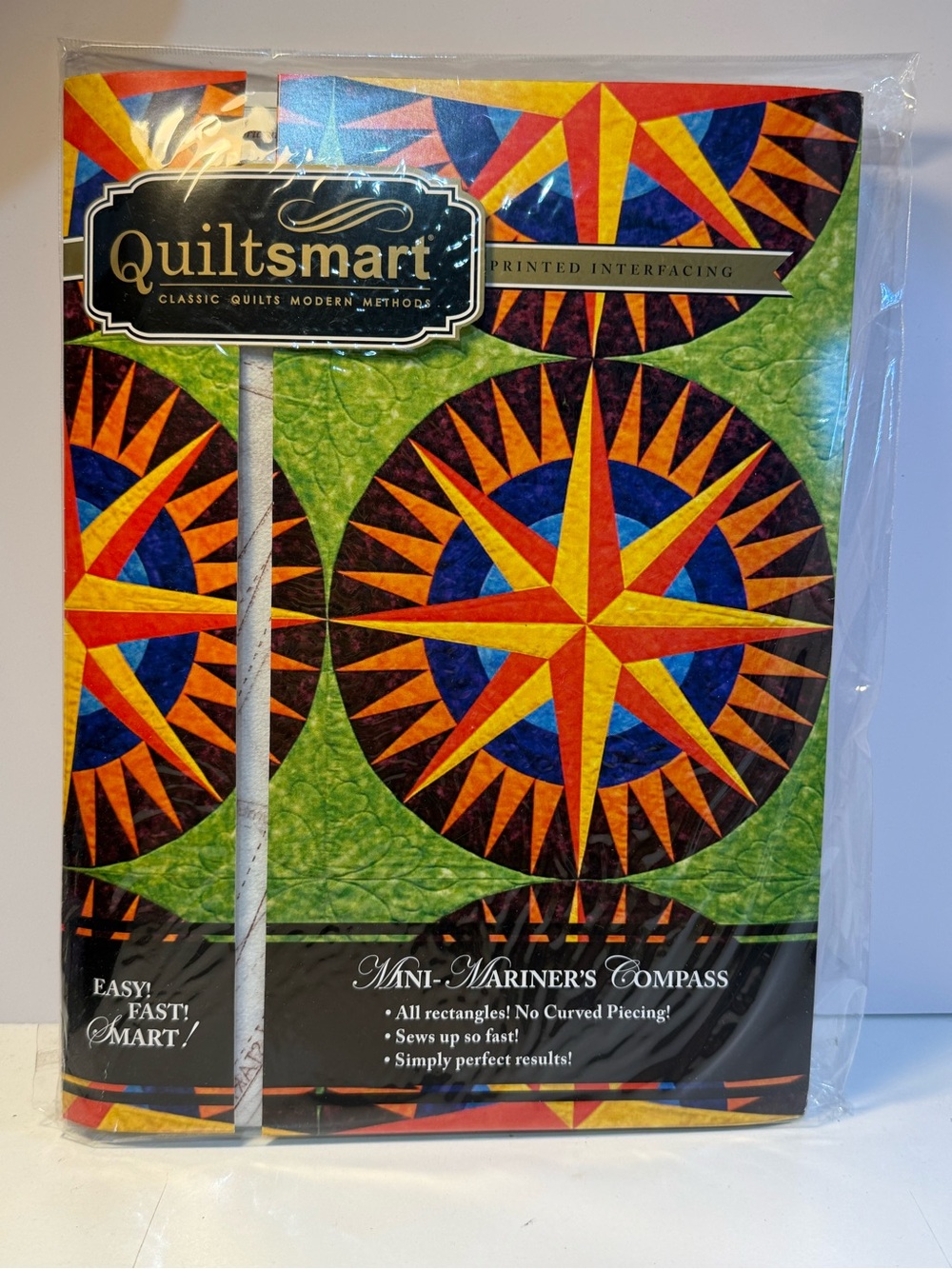 Mini Mariners Compass Classic Pack Printed Fusible Interfacing Pattern design